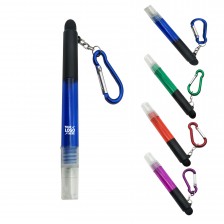 Carabiner Spray Touch Screen Pen